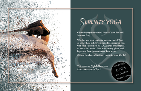 Serenity Yoga Card