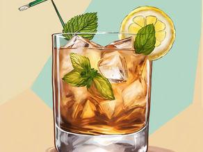 The Midnight Stinger - Cocktail That Perfectly Blends Bite and Freshness