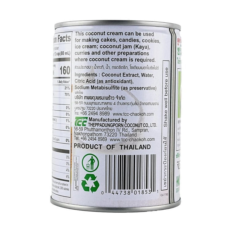 Thumbnail: Mae Ploy Coconut Cream (24 x 500ml/19oz)