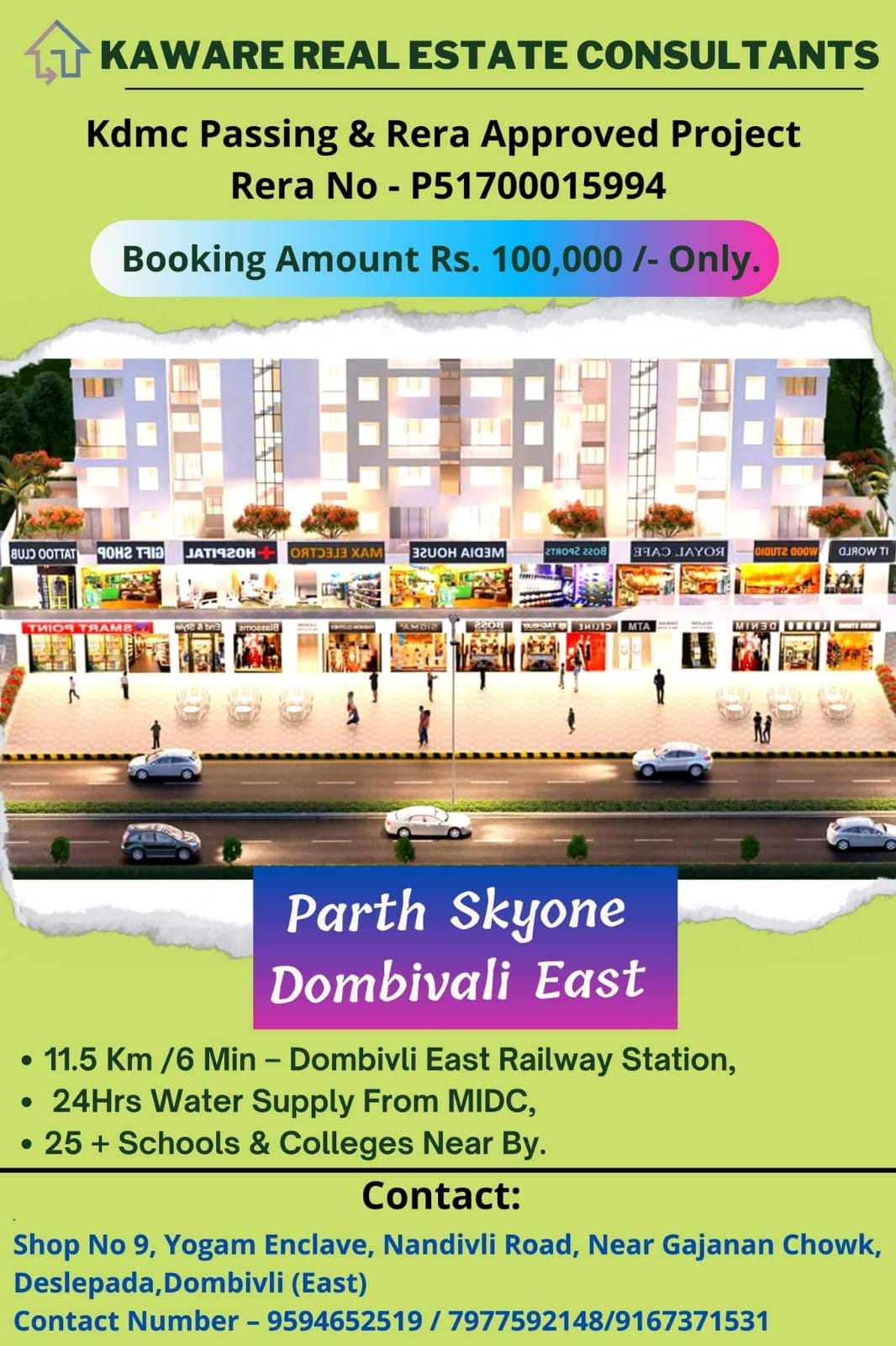 Parth Skyone in Dombivli