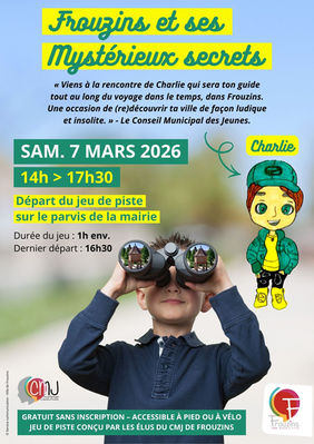 Jeu de piste CMJ : inauguration le 07/03