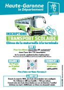 RENTRÉE SCOLAIRE 2026 : INSCRIPTIONS AU TRANSPORT SCOLAIRE