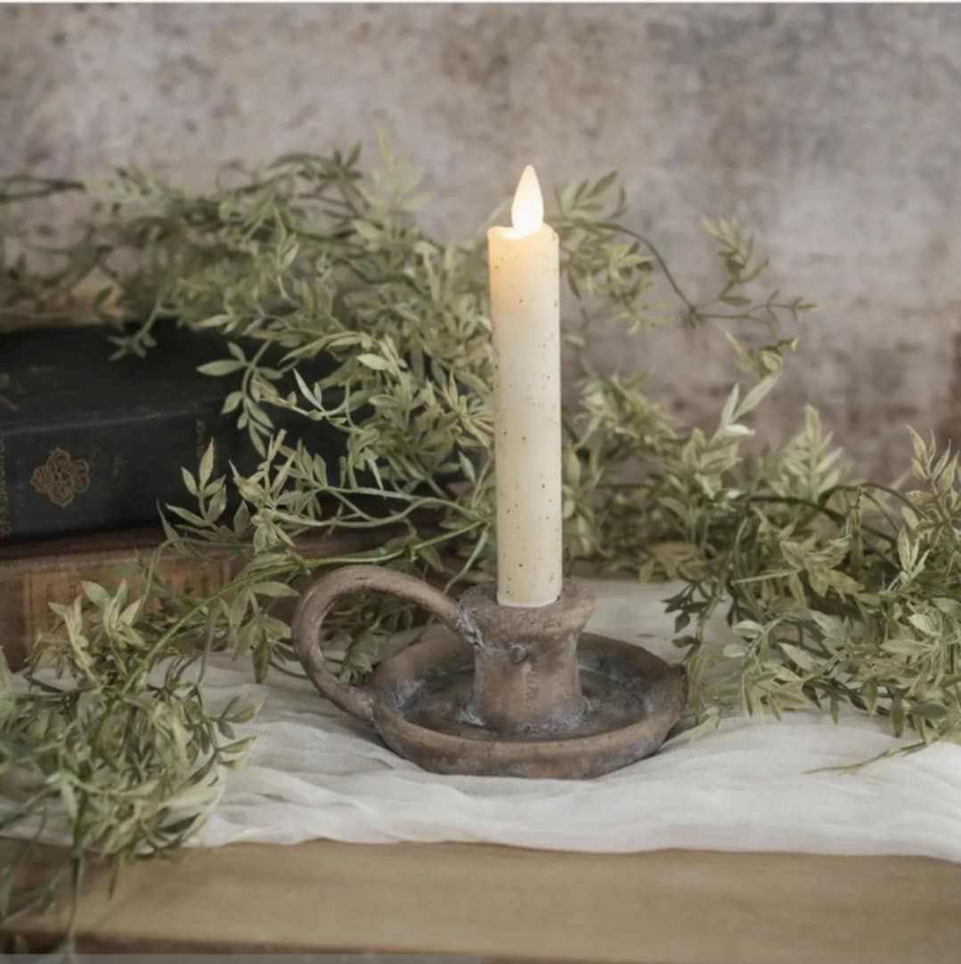 Terracotta Taper Candle Holder