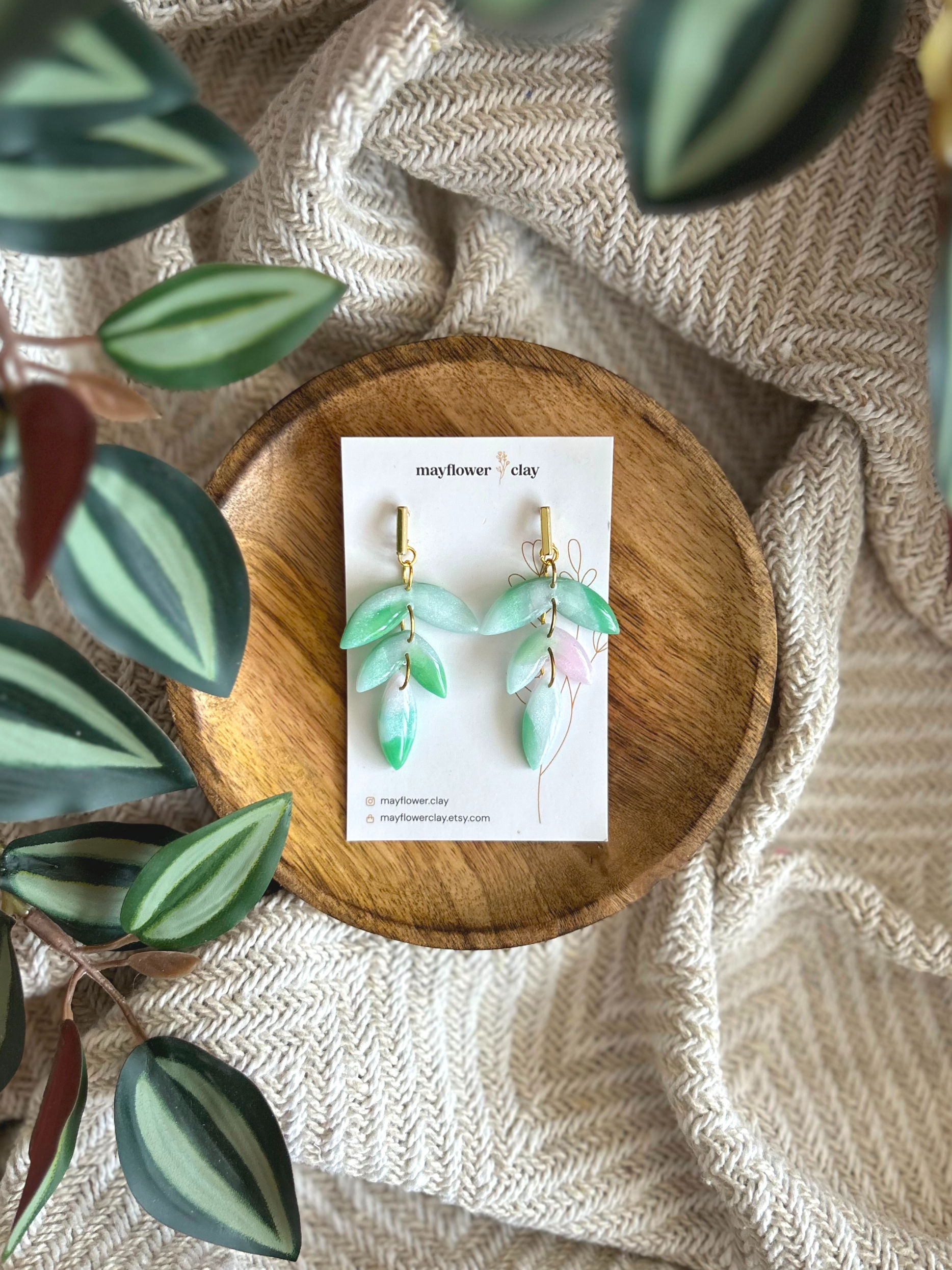 Pink and Green Marble I