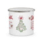 Dear Santa Enamel Mug