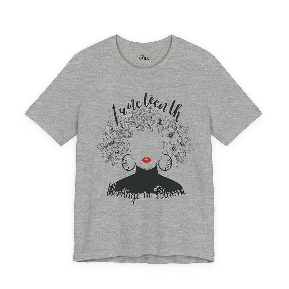Thumbnail: Juneteenth Heritage In Bloom T-Shirt