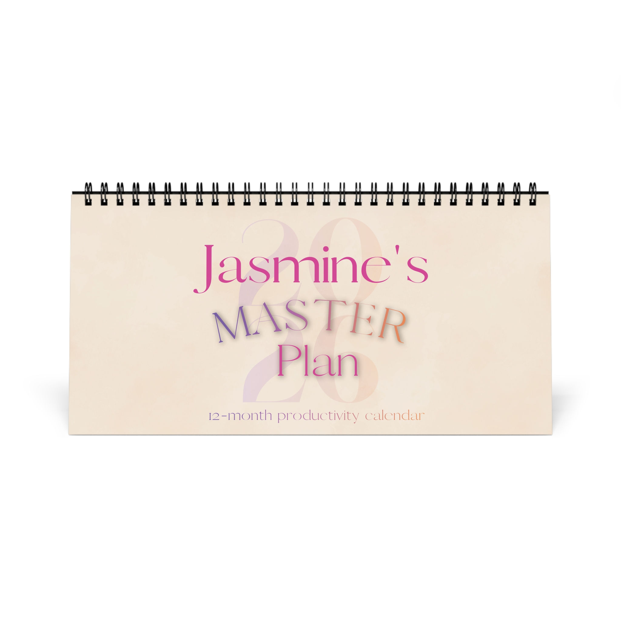 2026 Productivity Desk Calendar