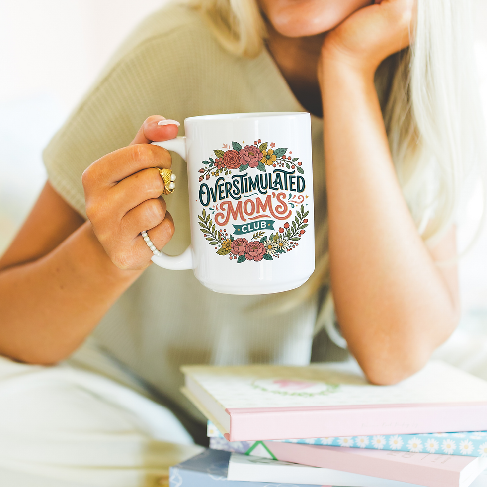 Overstimulated Mom's Club Mug