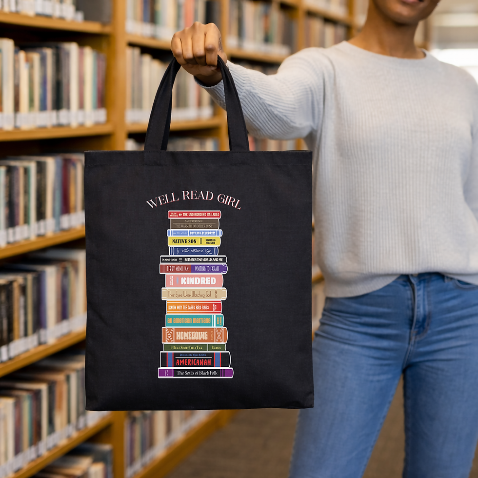 Thumbnail: Well Read Girl Tote Bag