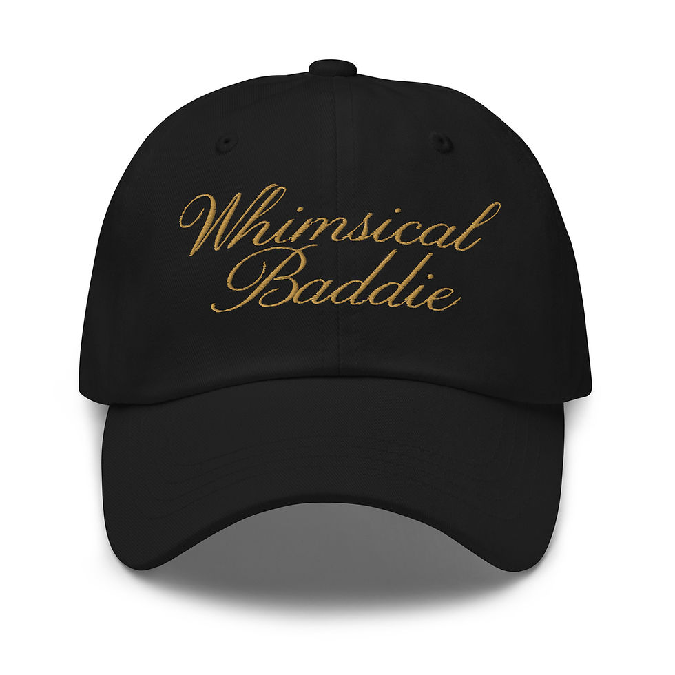 Whimsical Baddie Embroidered Dad Cap
