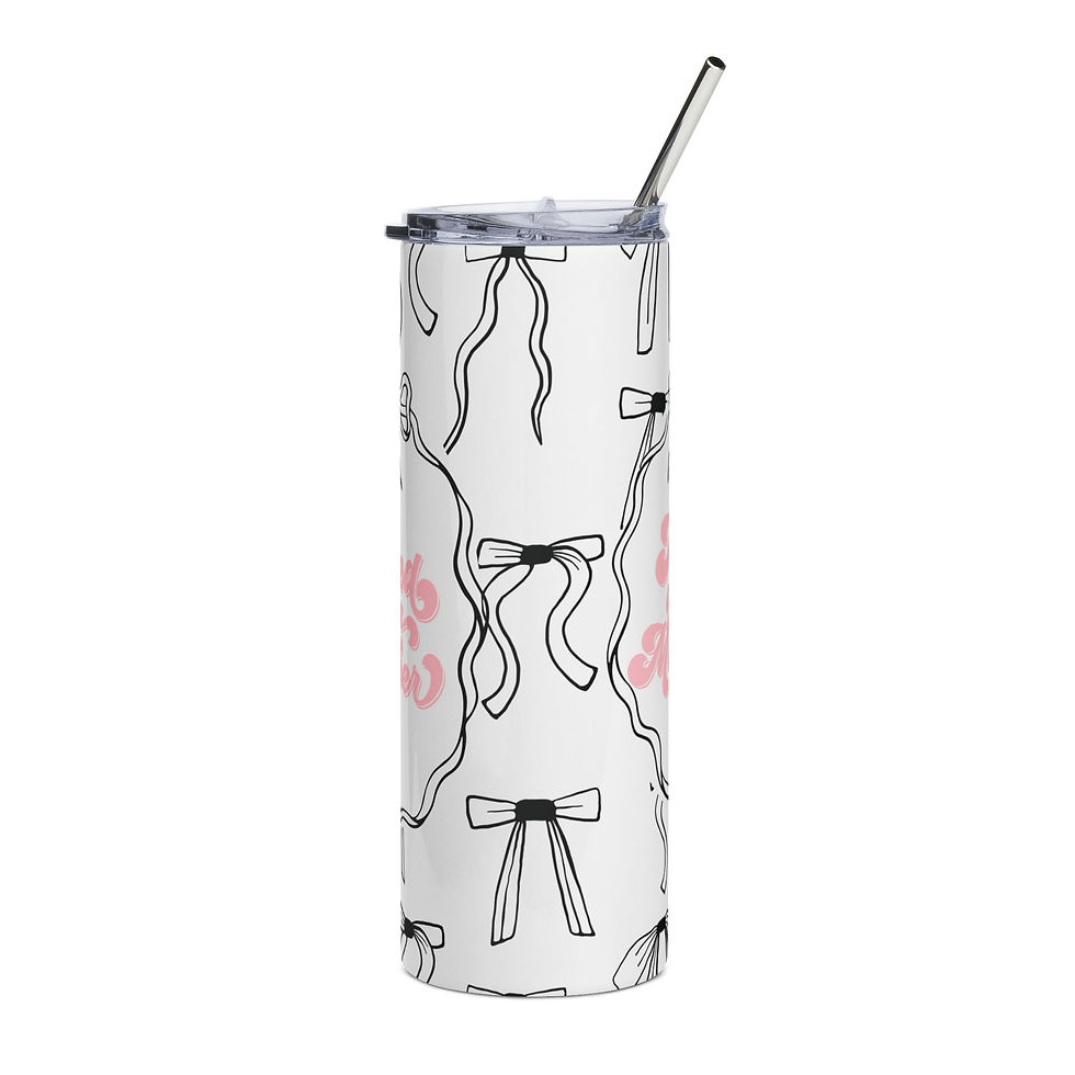 Tired as a Mother - 20 oz Stainless Steel Tumbler