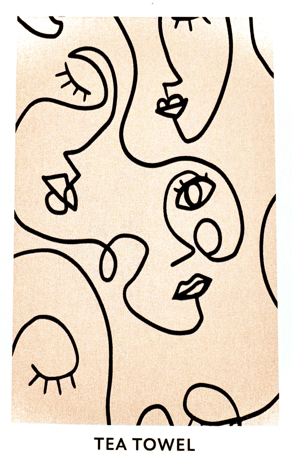 Thumbnail: Faces Tea Towel
