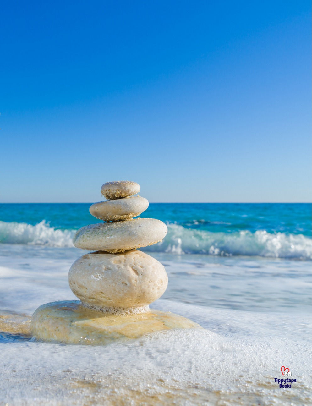 Quaderno con carta puntinata #6 sassi e mare