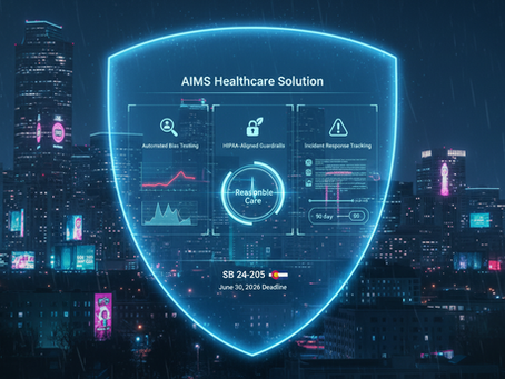 Healthcare AI: Why "Reasonable Care" is the New Standard for Providers