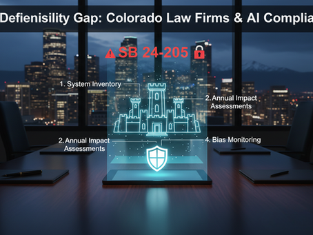 What SB 24-205 Means for Colorado Law Firms: A Defensibility Guide