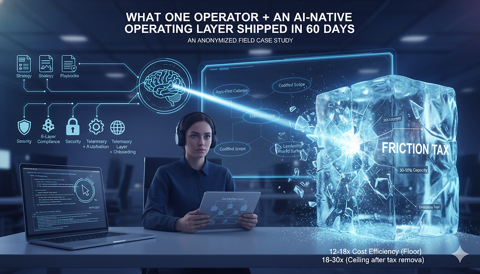 What One Operator + an AI-Native Operating Layer Shipped in 60 Days