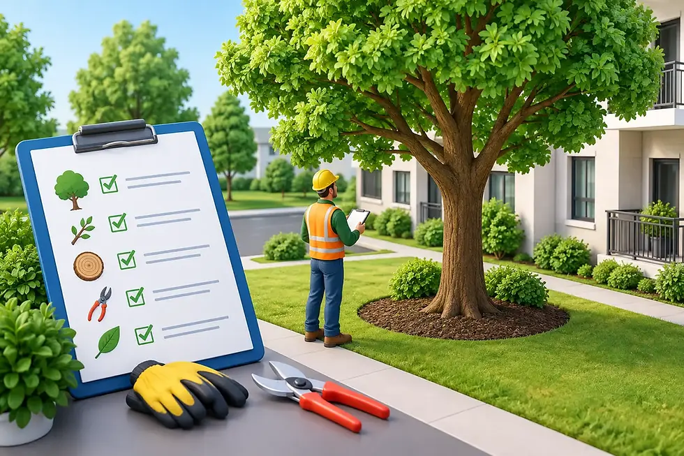 Property Manager Tree Maintenance Checklist