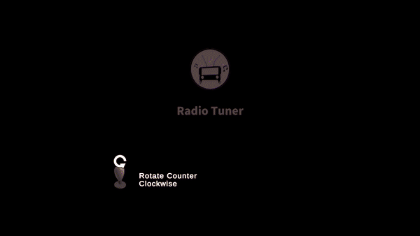 Radio Tuner intro cinematic