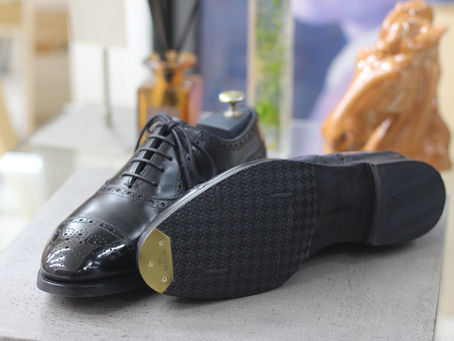 三陽山長 ミシュランハーフラバー+スチール+シューシャイン 埼玉大宮 VIVOshoesalon|郵送可・他店で断られた修理