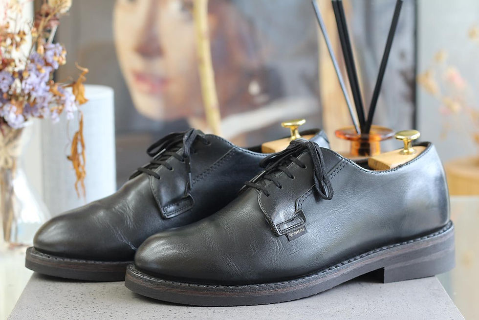 REDWING レッドウイングのポストマンをVibram #700ソールでカスタムした修理後の靴底写真