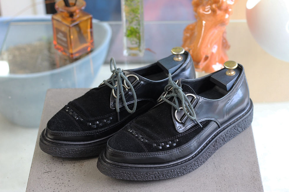 Saint Laurent サンローランの革靴をオールソール交換・丸洗い・ミッドソール交換した修理例