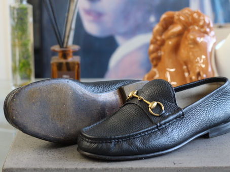 【GUCCI グッチ ビットローファー修理】オールソール交換・ミシュランハーフラバー・台形スチール・丸洗いクリーニング｜埼玉 大宮 VIVOshoesalon｜郵送修理OK・他店で断られた修理も対応