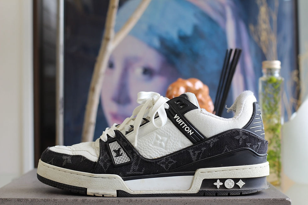 Louis Vuitton LVトレーナーの丸洗いクリーニングと撥水加工後の仕上がり 