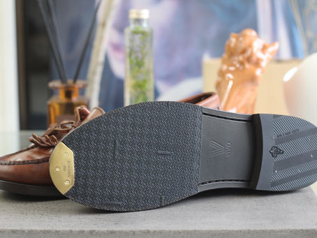 【埼玉 大宮】Ralph Lauren VIVO刻印オールソール交換&ハーフラバー・スチール取付【VIVOshoesalon|他店で断られた修理・郵送可】