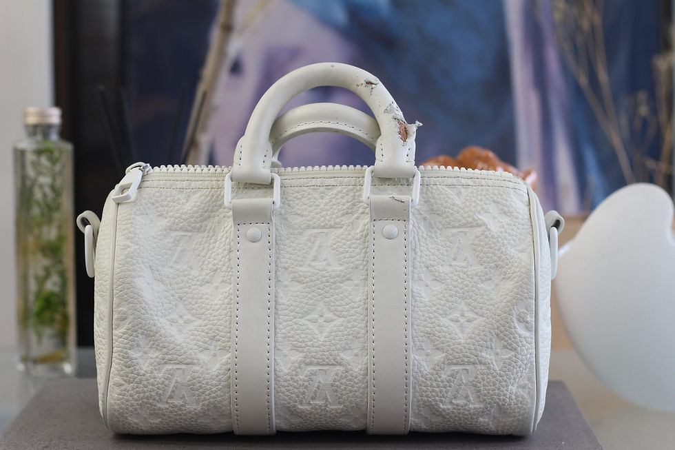 Louis Vuitton(ルイヴィトン)バッグのハンドル交換と全体クリーニング後の仕上がり写真