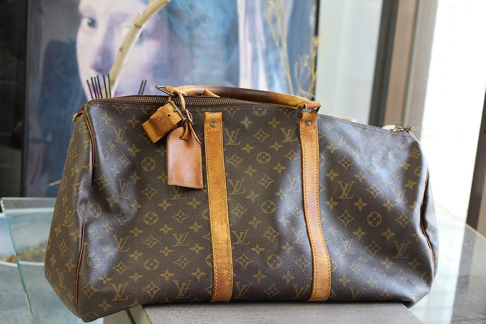 Louis Vuitton ルイヴィトン バッグ ヌメ革交換+全体リカラー修理
