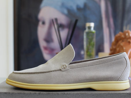 Loro Piana サマーウォークをオールソール交換・クリーニング・撥水加工 埼玉 大宮 VIVOshoesalon 郵送可・他店で断られた修理