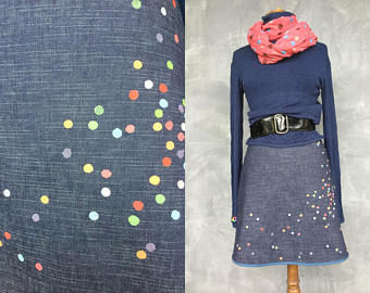 Jupe constellation jean