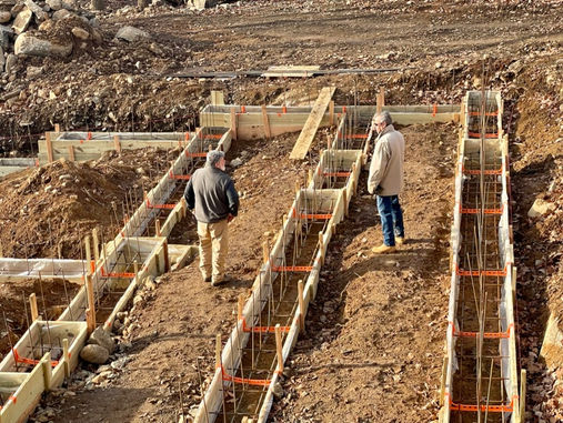 Inspection Day for Concrete Footing Forms - Did we pass?