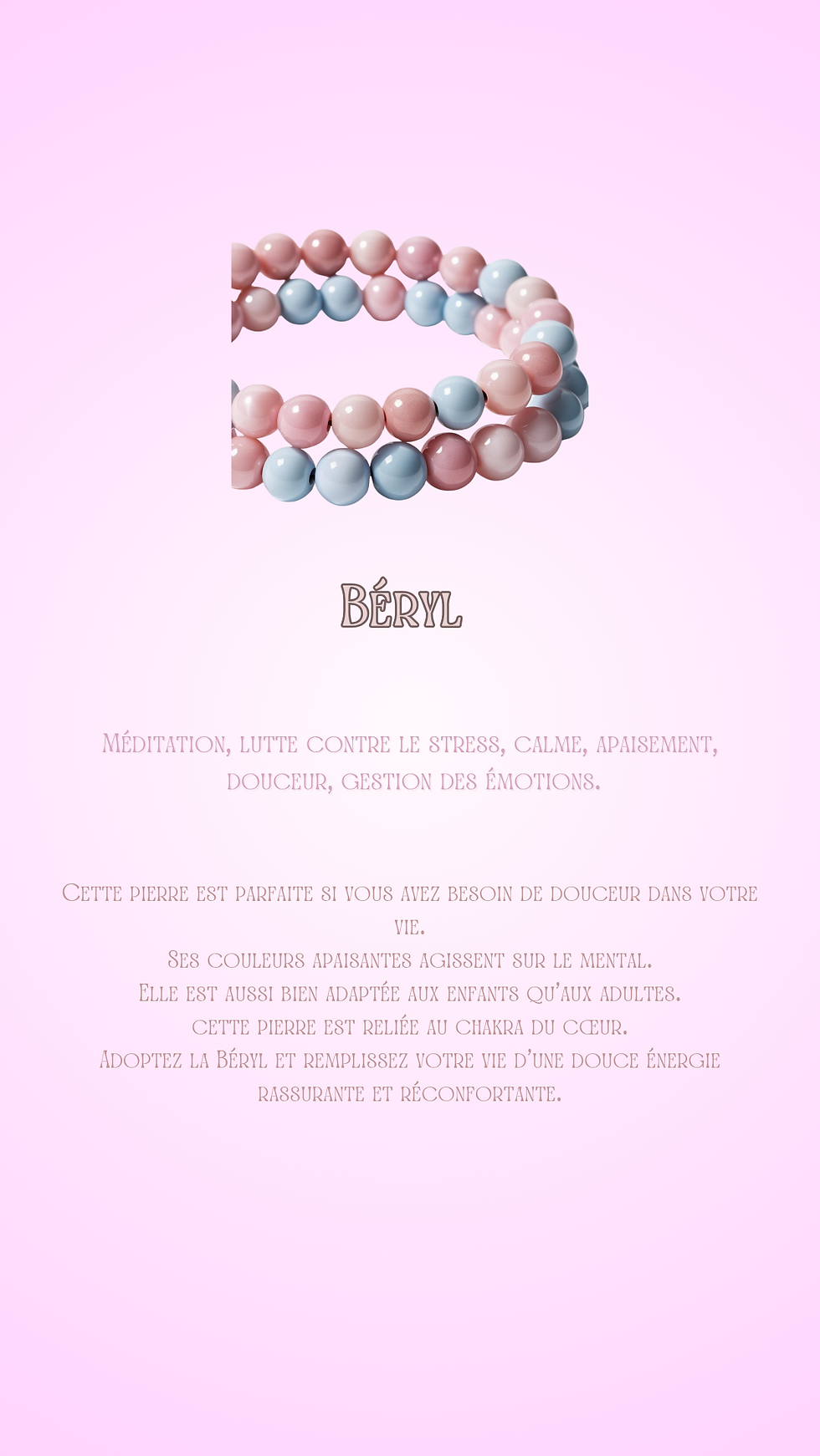 Miniature : Bracelets en pierres et cristaux