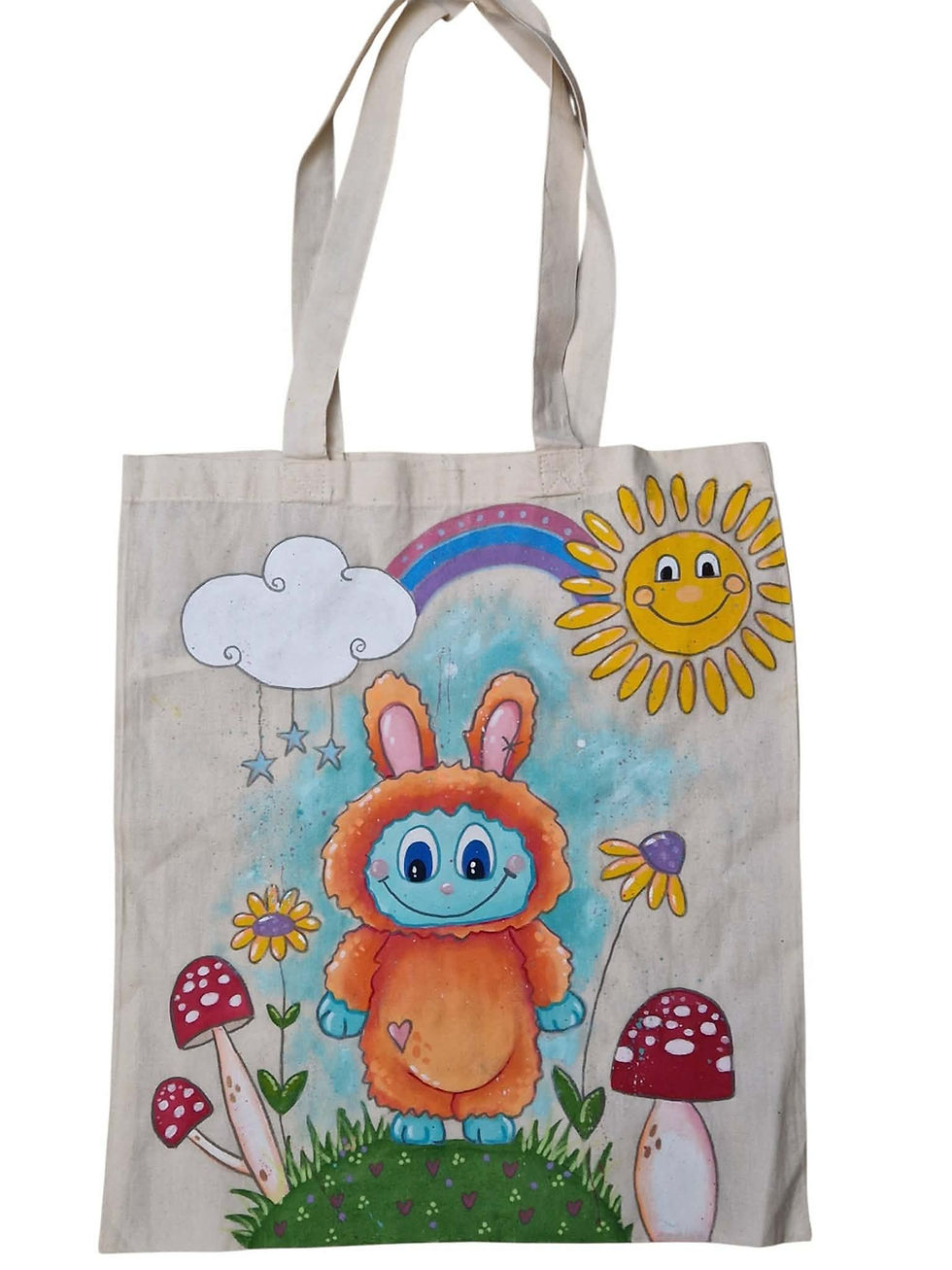 Labubu Tote Bag Painting