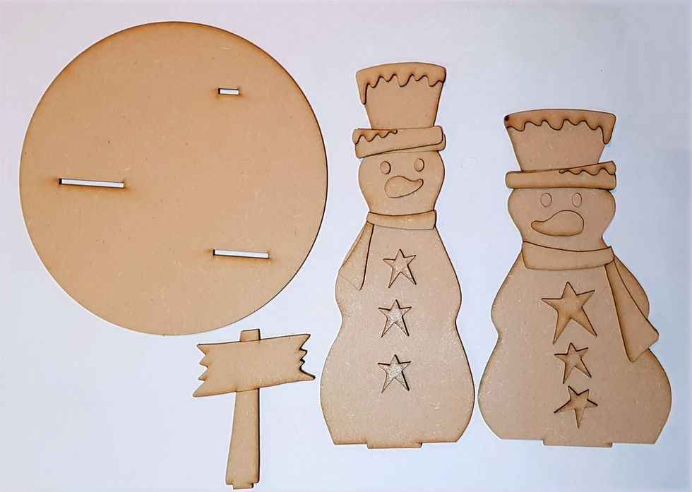 Thumbnail: Freestanding Snowmen