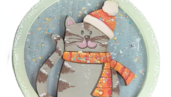 Pack of 3 Cat Baubles