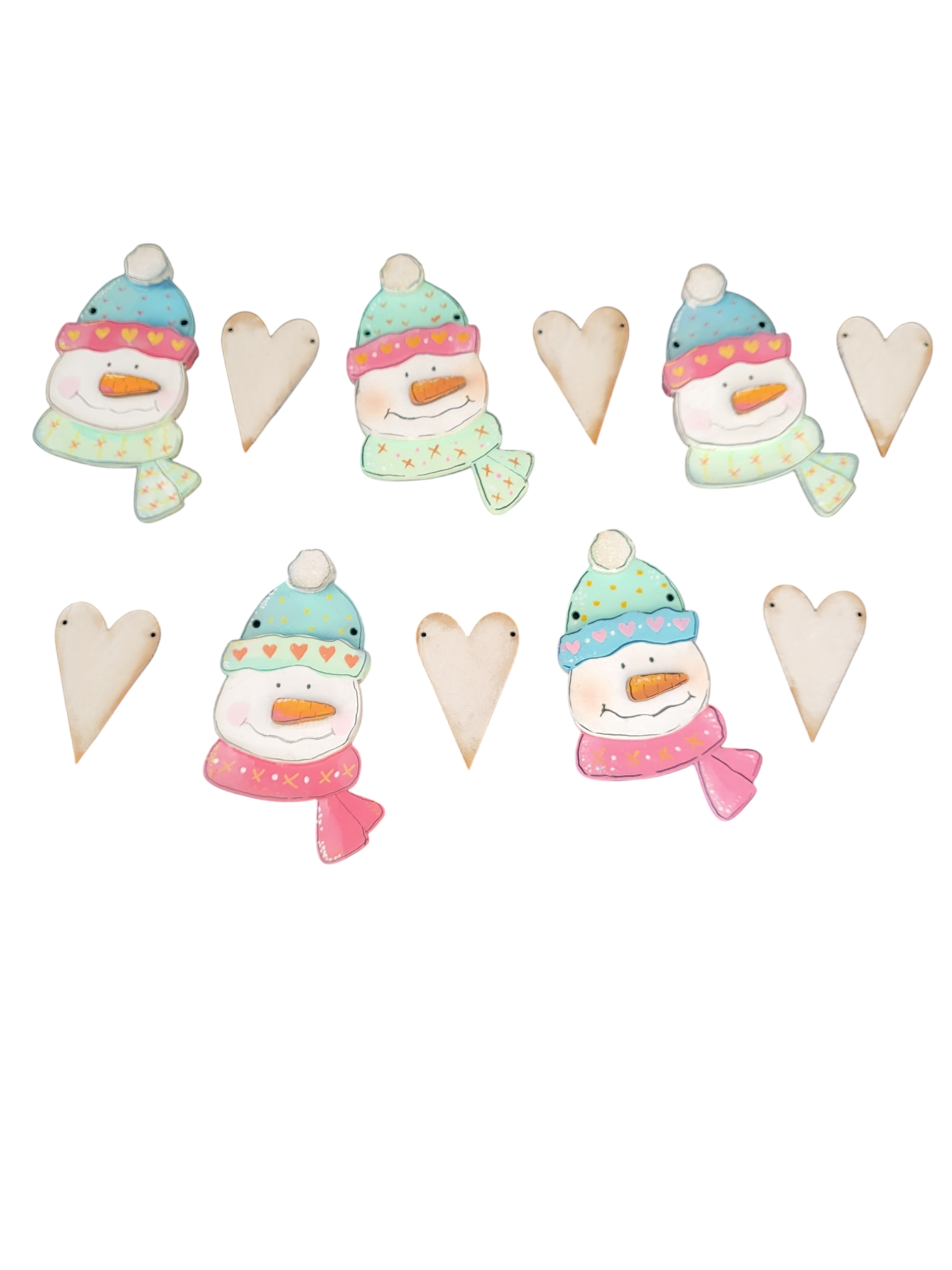 Snowman Head Bunting (New Style)