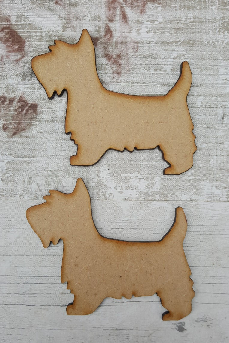 Thumbnail: Scotty dog craft shape blanks in 3.2mm mdf