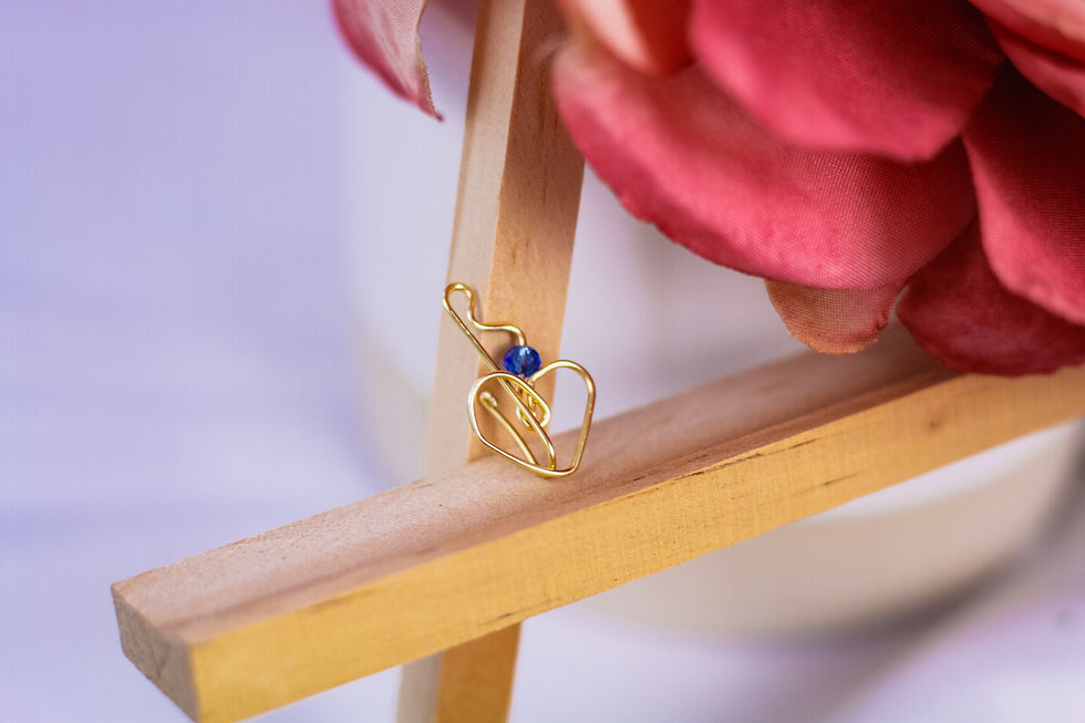 Thumbnail: My Blue Heart Nose Cuff