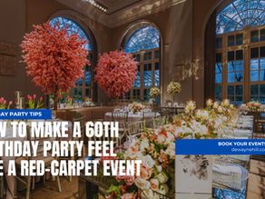 How to Make a 60th Birthday Party Feel Like a Red-Carpet Event