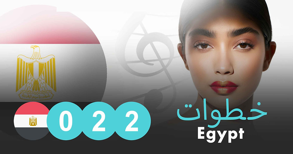 غلاف لـ "أغنية حب لمصر" باسم "خطوات".