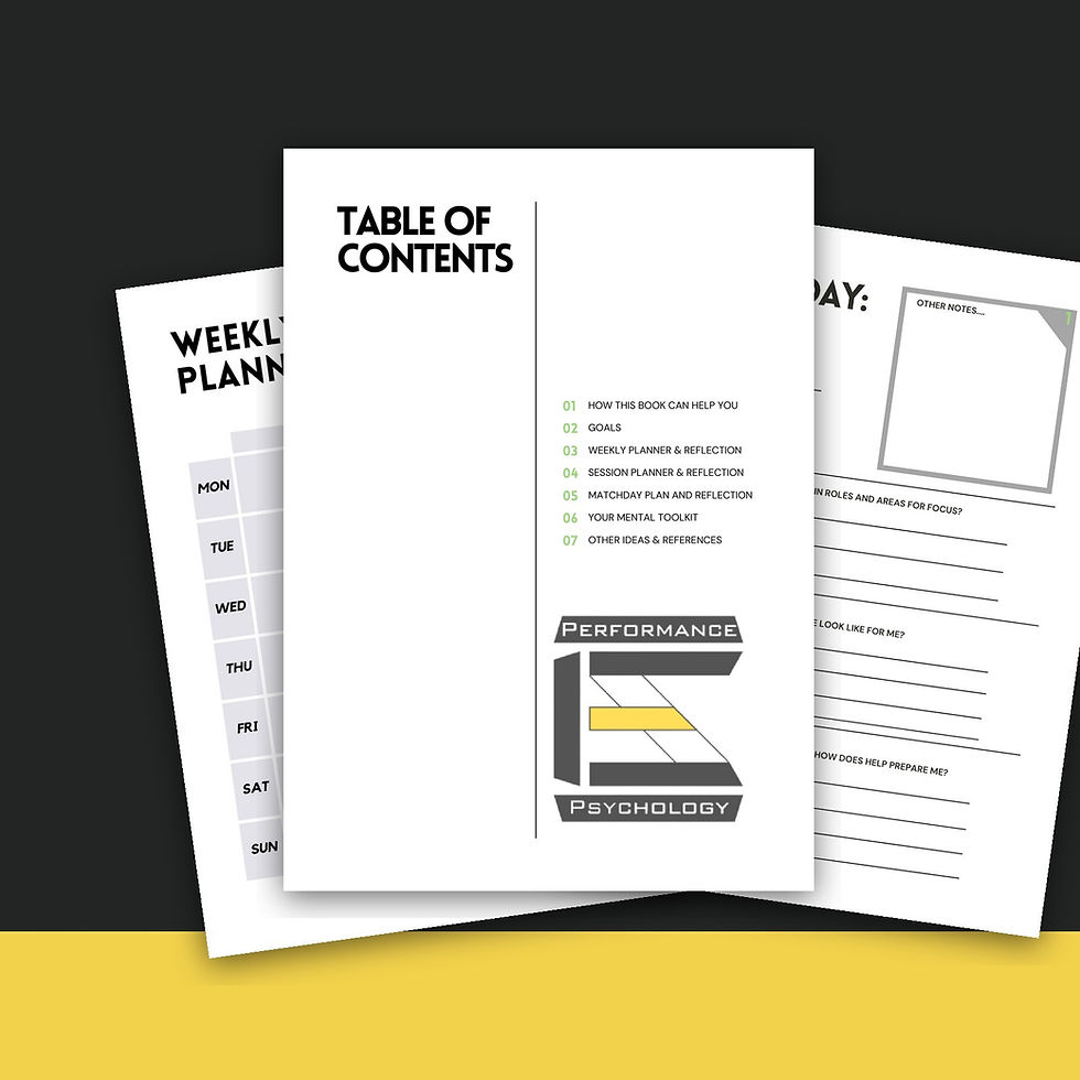 Thumbnail: Gaelic Performance Planner & Journal (printable PDF)
