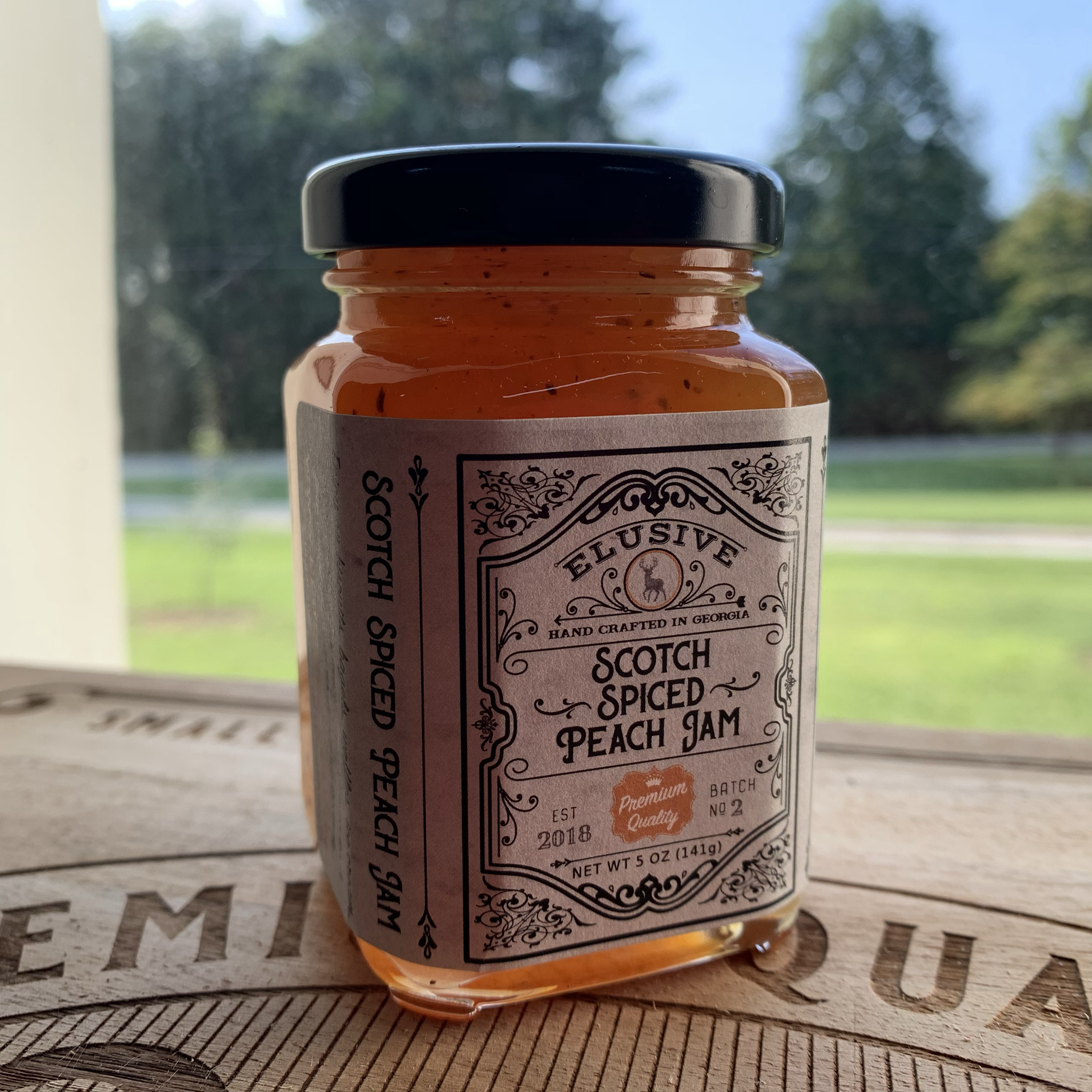 Scotch Spiced Peach Jam