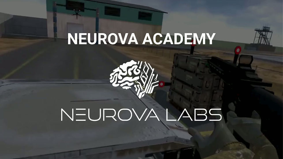Neurova Academy training environment footage