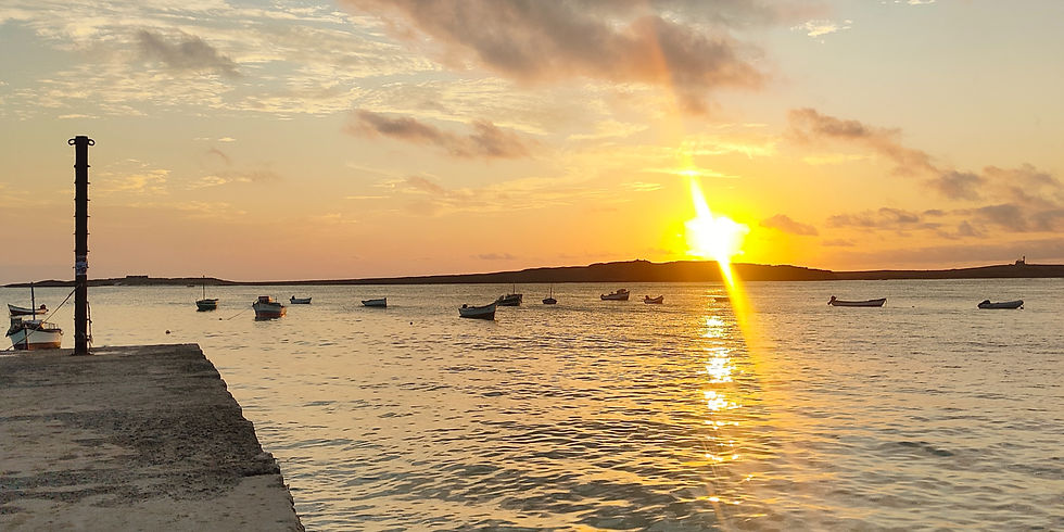 Sunset at the pier