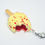 Miniature : Porte-clés bâtonnet de glace Chocolat Blanc & Framboise - Fimo