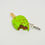 Miniature : Porte-clés bâtonnet de glace pistache choco - Fimo