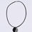 Miniature : Collier pendentif noir aux motifs japonais - Fimo