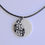 Miniature : Collier pendentif Yin Yang motifs japonais - Fimo